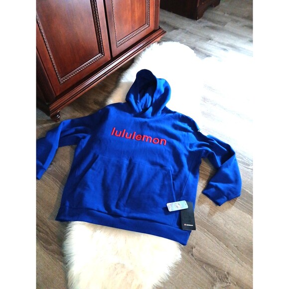 Lululemon Men's Size XXL NHL Licensed New York Rangers Hooded Sweatshirt Cobalt - Picture 10 of 16
